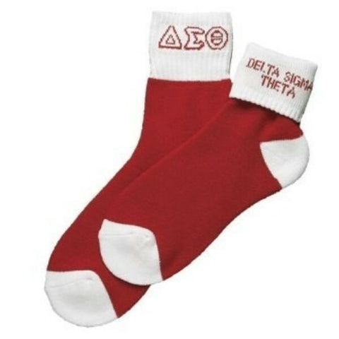 Delta Red Ankle Socks