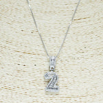 number 2 two necklace