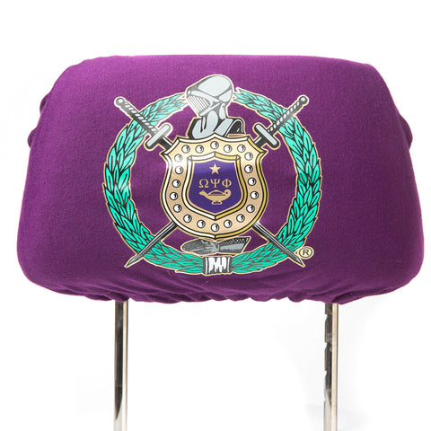 Omega headrest cover purple