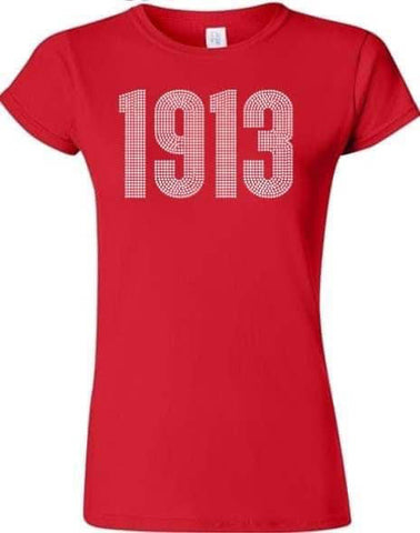 Red 1913 Pearl  shirt