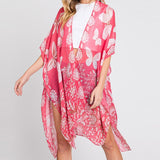 Pink Butterfly Cover Up/Shawl