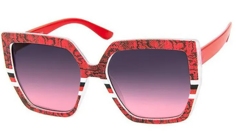 Red Snake Sunglasses