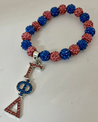 Gamma Phi Delta Bling Bracelet