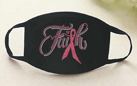 Pink Faith Face Mask -