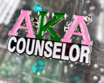 AKA Counselor Lapel Pins