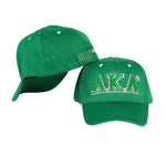 AKA green baseball cap