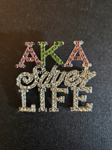 Silver Life Pin
