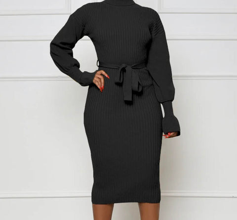 Black Sweater dress