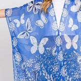 Blue Butterfly Cover Up/Shawl