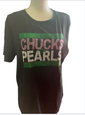 Chucks and Pearls Tshirt