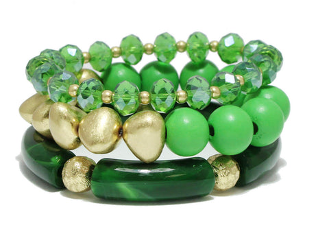 Glorious Green Bracelet Set