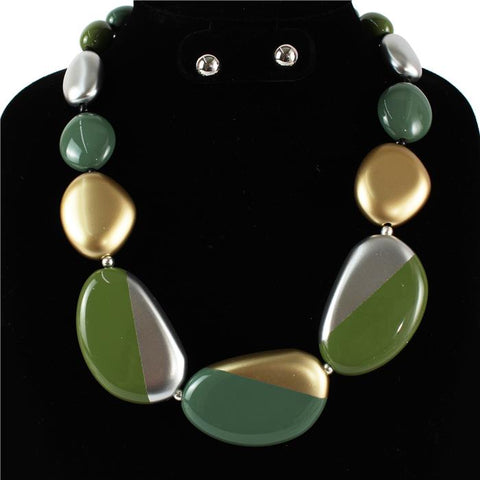 Mixed Greens Necklace