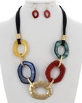 OES Circle Necklace Set