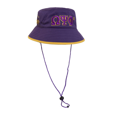 Omega Novelty Bucket Purple Hat