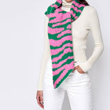 Pink Zebra Scarf