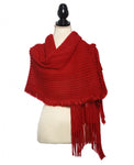 Red Wrap Shawl