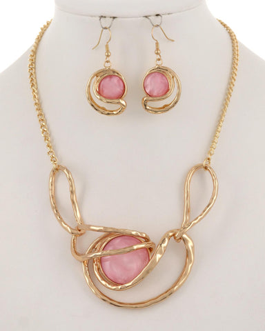 Tangled in Pink Necklace