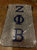 Zeta rhinestone Crossbody purse