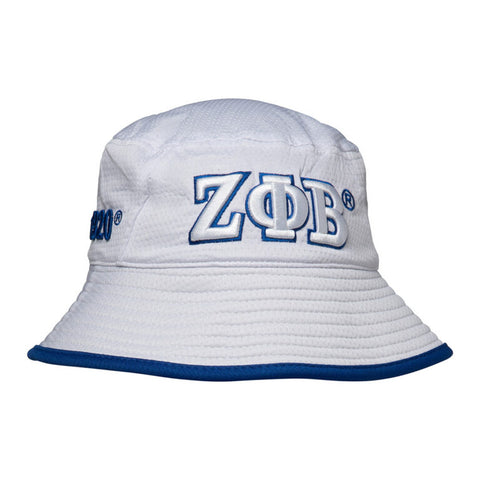 Zeta White Bucket Hat