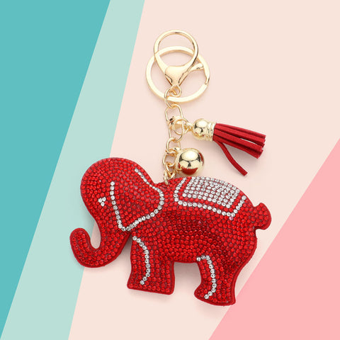Elephant Plush Purse Charm