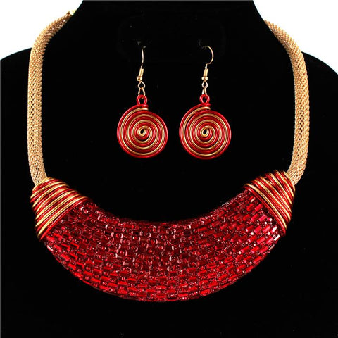Hot Tamale Necklace Red