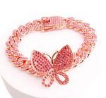 Rose Butterfly Bracelet