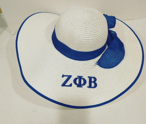 Zeta White Floppy Hat