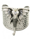 Silver Trunks Up Metal Cuff Bracelet