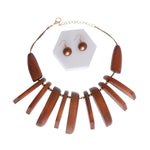 Chunky Wooden Necklace
