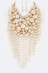 Cream Waterfall necklace