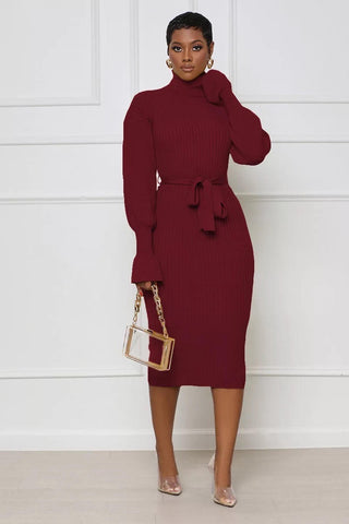 Crimson sweater dress xxl
