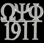 Omega 1911 Silver Lapel/Tie Pin