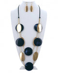 Power Move in Blue and Gold Necklace