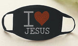 I Love Jesus Face Mask -