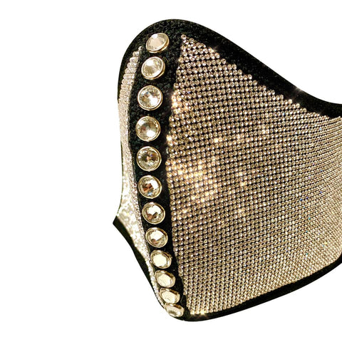 Silver Bling Face Mask