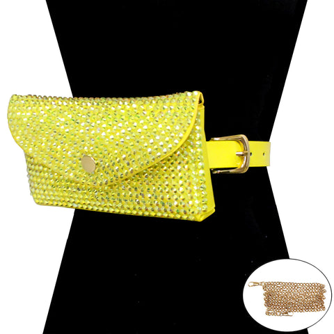 Yellow waist bag